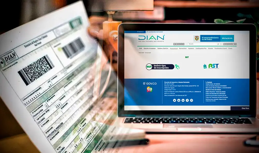 La Dirección de Impuestos y Aduanas Nacionales ofrece al público facilidades para descargar el RUT por internet. Foto: composición de Gerson Cardoso / La República La Dirección de Impuestos y Aduanas Nacionales ofrece al público facilidades para descargar el RUT por internet. Foto: composición de Gerson Cardoso / La República