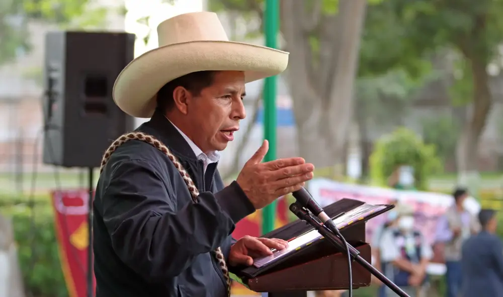 El presidente Pedro Castillo durante una actividad con rondas rondas campesinas. Foto: Presidencia / Video: ATV