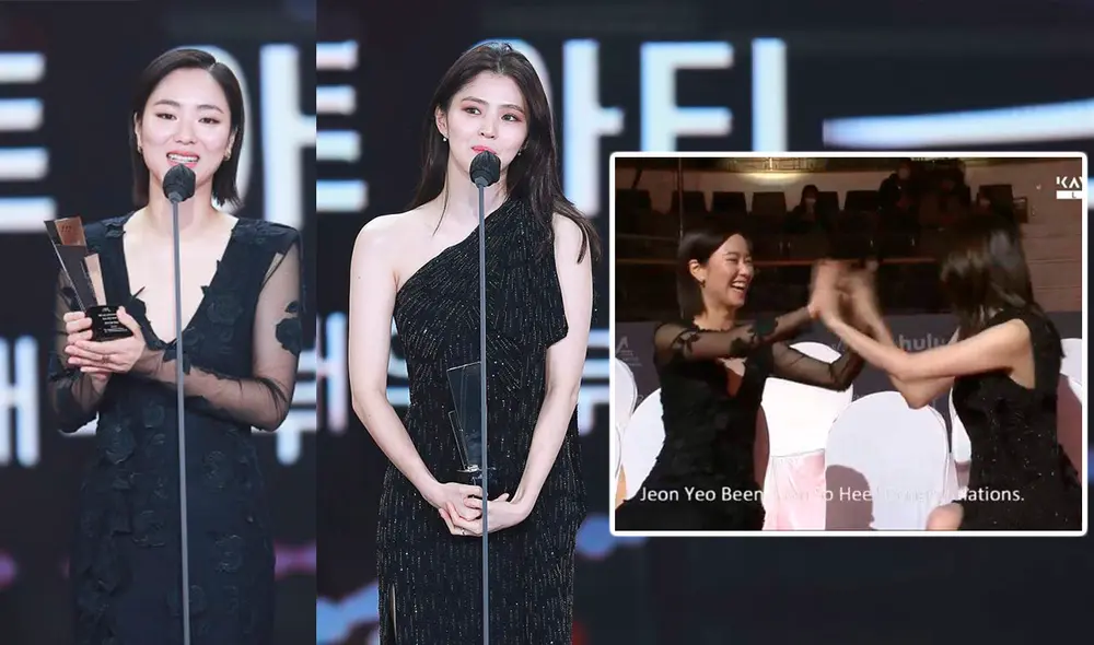 Fans las aclaman como reinas de los K-dramas. Así fue la celebración de Jeon Yeo Been y Han So Hee. Foto: composición La República/StarNews Fans las aclaman como reinas de los K-dramas. Así fue la celebración de Jeon Yeo Been y Han So Hee. Foto: composición La República/StarNews