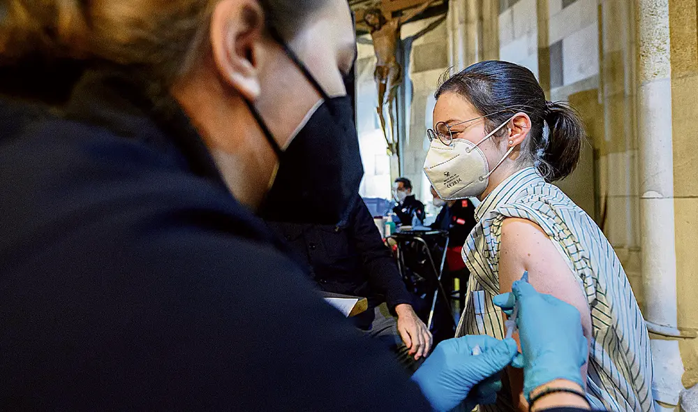 Unos 7,4 millones de habitantes de Austria estarán obligados a ser vacunados.  Foto: EFE