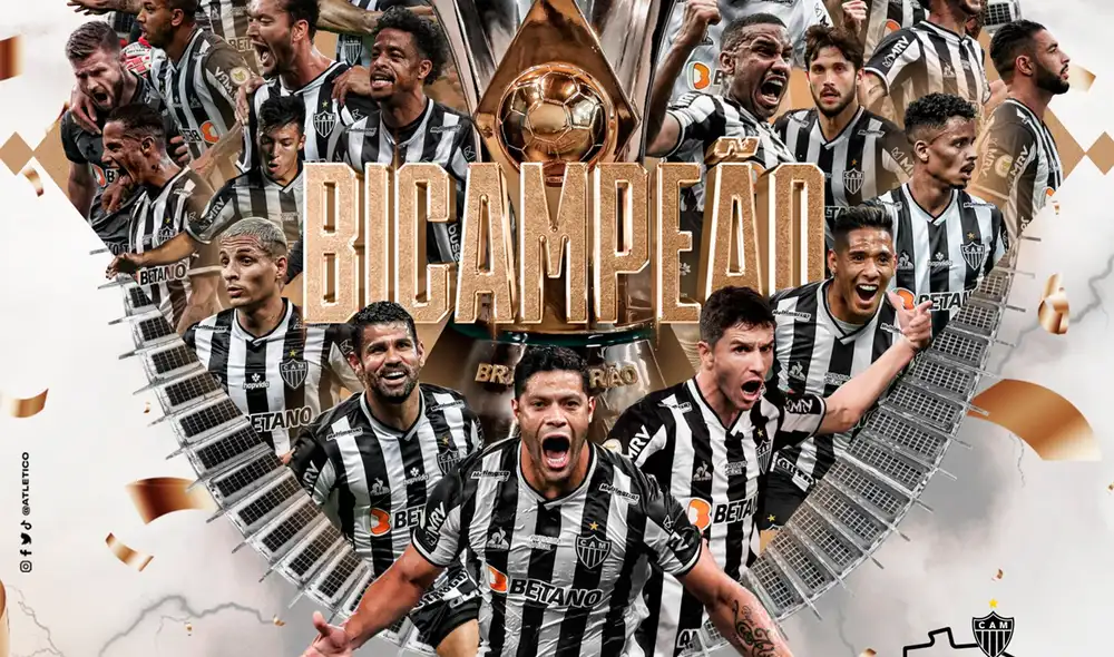 Atlético Mineiro se coronó campeón del Brasileirao 2021. Foto: Atlético Mineiro