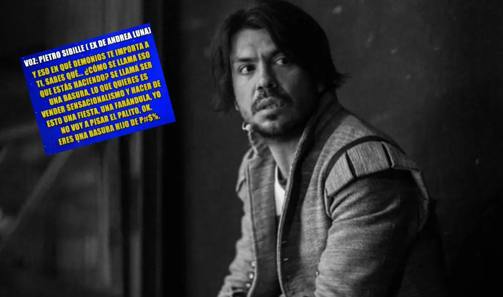 Pietro Sibille fue acusado por Andrea Luna de maltrato físico y psicológico. Foto: Instagram/captura de ATV Pietro Sibille fue acusado por Andrea Luna de maltrato físico y psicológico. Foto: Instagram/captura de ATV