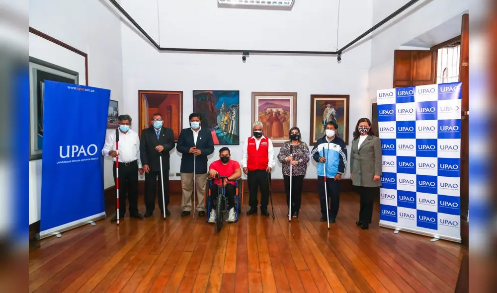 Coordinador del Conadis agradeció dicha donación. Foto: difusión Coordinador del Conadis agradeció dicha donación. Foto: difusión