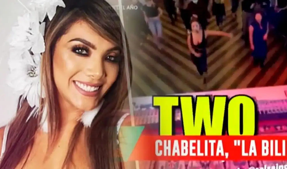 Isabel Acevedo se luce hablando en ingles. Foto: composición