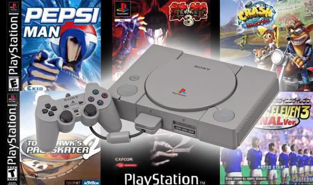 La primera PlayStation de Sony fue un éxito entre los gamers peruanos. Foto: composición LR