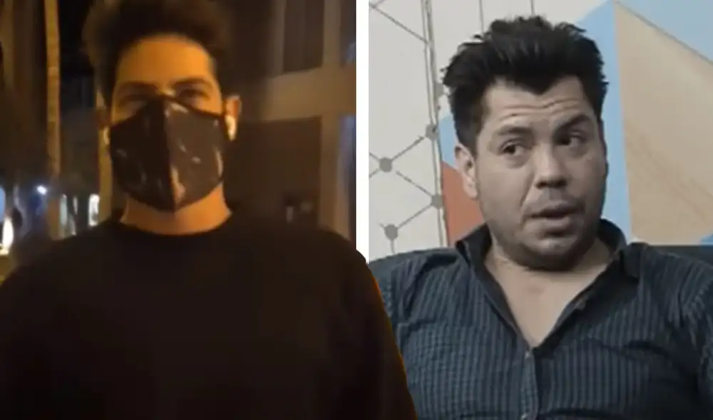 Andrés Wiese se negó a contestar a Pietro Sibille por insultos. Foto: captura Amor y Fuego/YouTube