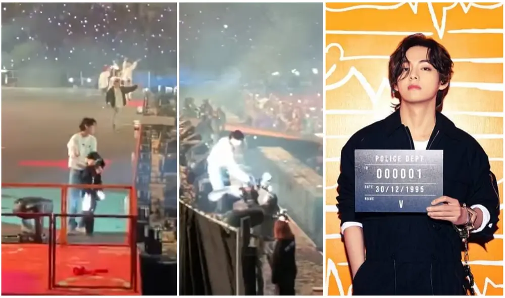 Taehyung de BTS tuvo tierno gesto con ARMY. Foto: Composición LR / Imágenes Twitter y HYPE