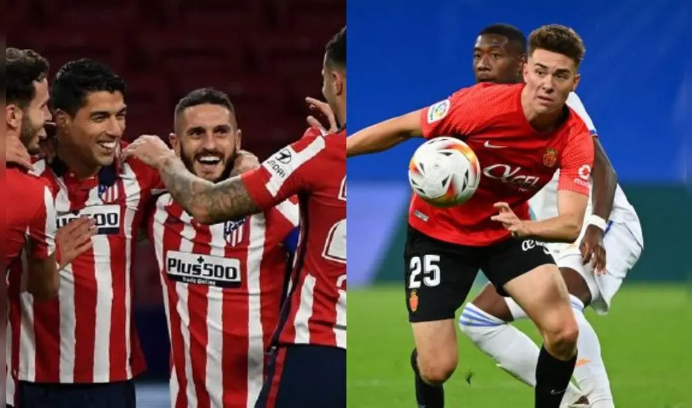 Atlético de Madrid vs. Mallorca por LaLiga Santander. Foto: composición LR/AFP