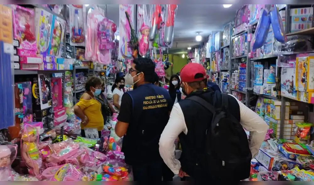 En algunos locales se decomisaron juguetes debido a incumplimiento de normativa. Foto: Fiscalía En algunos locales se decomisaron juguetes debido a incumplimiento de normativa. Foto: Fiscalía