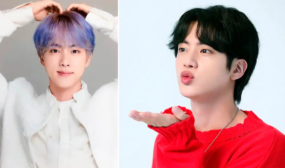 Jin de BTS: el miembro de la vocal line de BTS fue elegido 'rey visual del Kpop' por Forbes Corea. Foto: composición BIGHIT Music