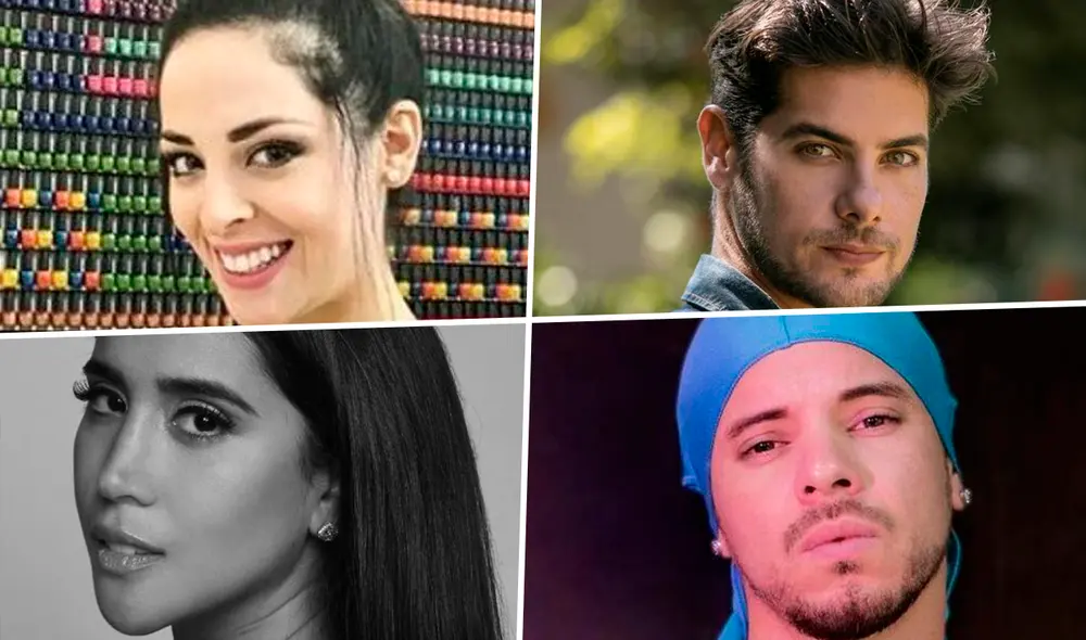 Varios personajes de la farándula causaron polémica tras aparecer en imágenes comprometedoras. Foto: composición GLR