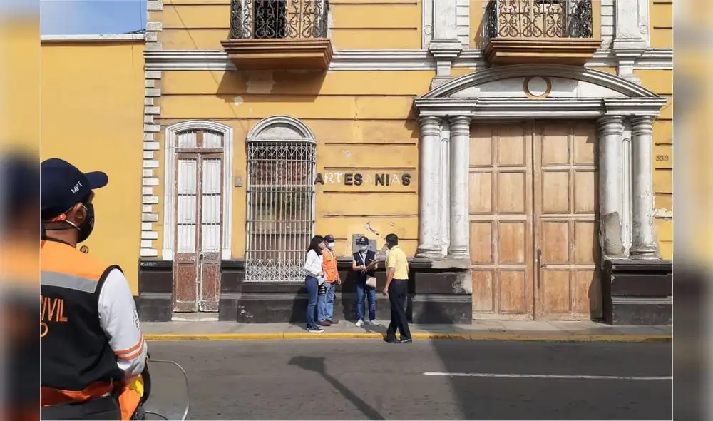 Revisaron viejas casonas del centro histórico de Trujillo. Foto: Ministerio Público