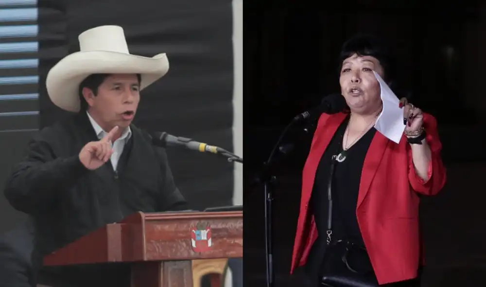 Patricia Li también apuntó que Somos Perú no respaldará por ahora la vacancia de Pedro Castillo. Foto: composición/La República