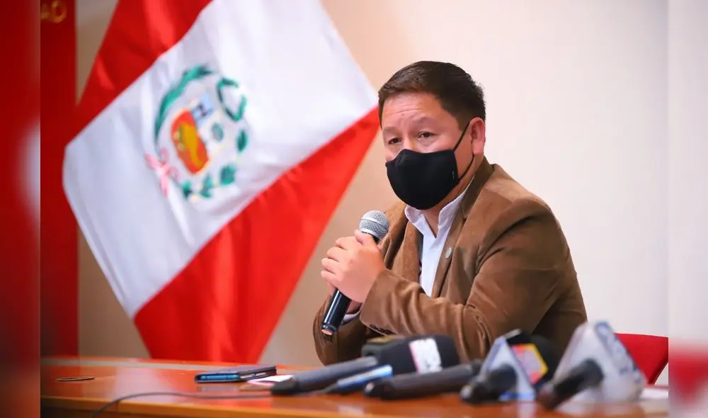 Guido Bellido hace declaraciones desde Cusco, por la semana de representación. Foto: Municipalidad Provincial de Cusco Guido Bellido hace declaraciones desde Cusco, por la semana de representación. Foto: Municipalidad Provincial de Cusco