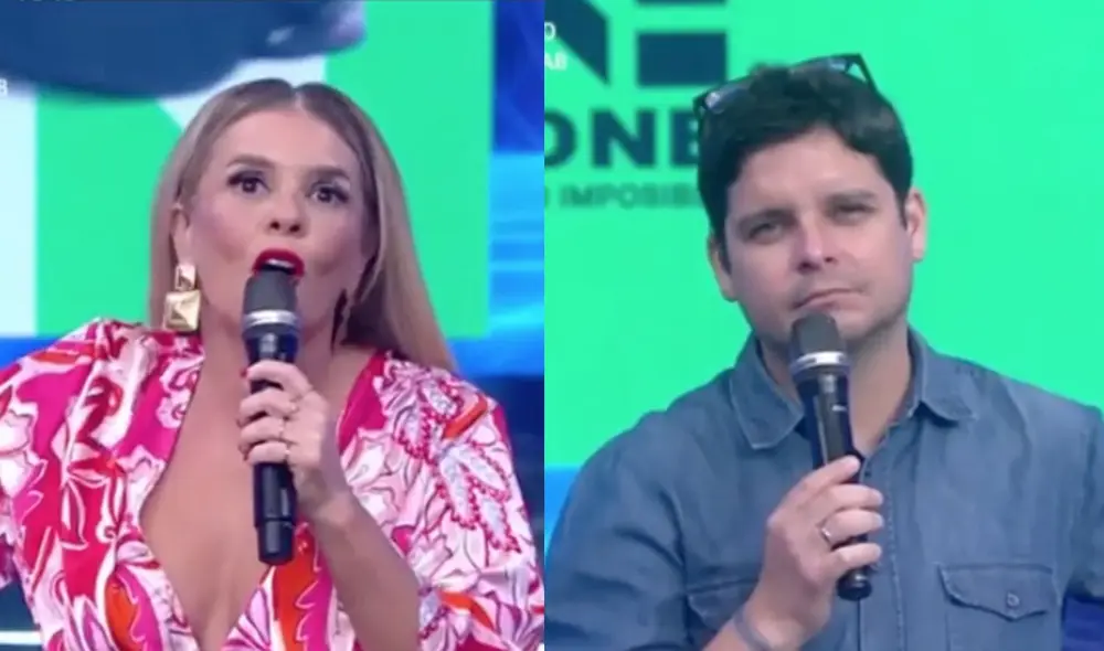 El conductor de Esto es guerra Gian Piero Díaz contó que estuvo ausente por descanso. Foto: captura de América TV