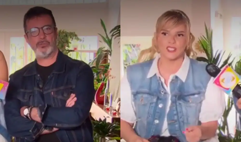 Revelación de Carlos Carlín fue confirmada por Johanna San Miguel en medio de risas. Foto: captura América TV.