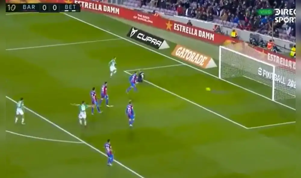 Xavi perdió su primer partido en LaLiga Santander. Foto: captura DirecTV Xavi perdió su primer partido en LaLiga Santander. Foto: captura DirecTV