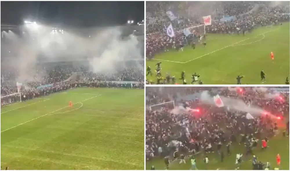 Malmö FF y una celebración histórica con sus hinchas. Foto: composición/ captura ESPN