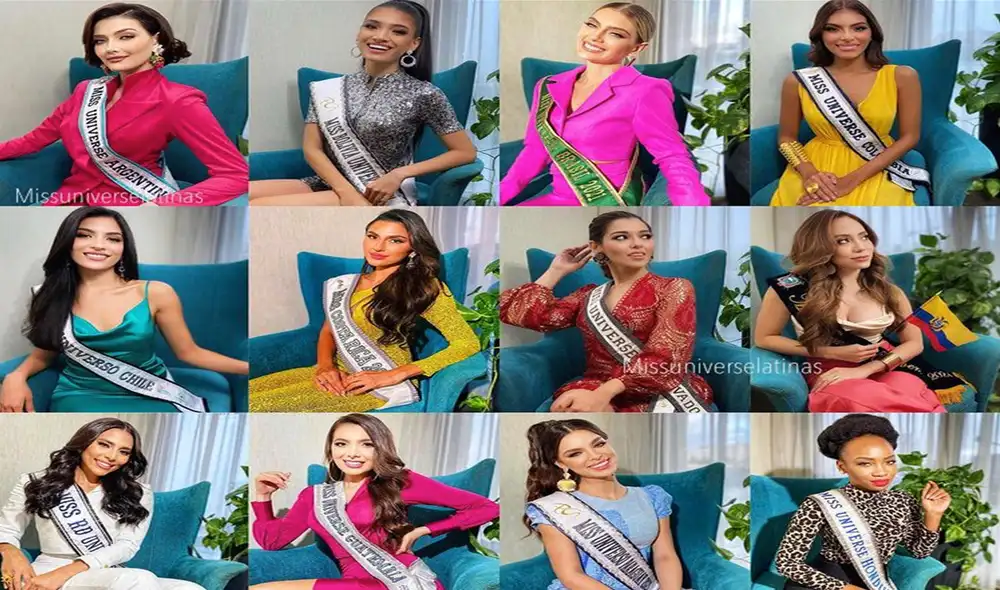 Son diecisiete las representantes de América Latina. Conoce la lista de países que irán aquí. Foto: Miss Universe Latinas Son diecisiete las representantes de América Latina. Conoce la lista de países que irán aquí. Foto: Miss Universe Latinas