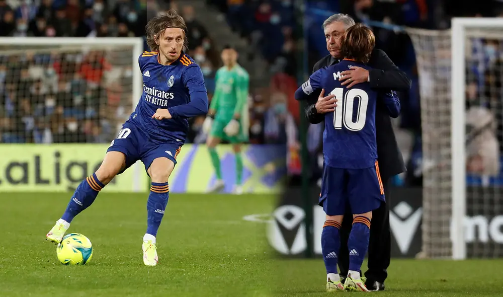 Luka Modrić cumple su octava temporada vistiendo la camiseta del Real Madrid. Foto: composición/ EFE