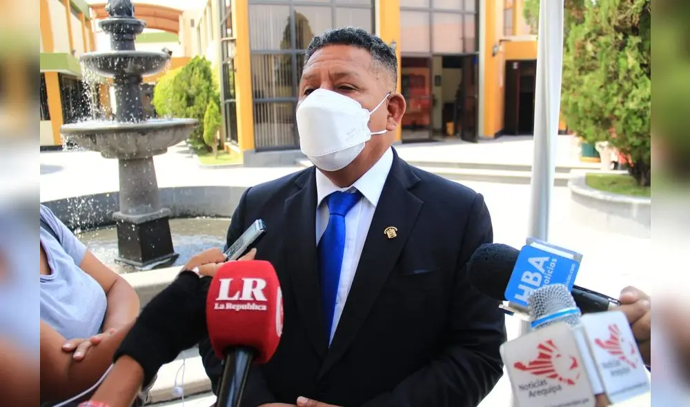 El parlamentario Esdras Medina dio estas declaraciones en Arequipa. Foto: Zintia Fernández/La República
