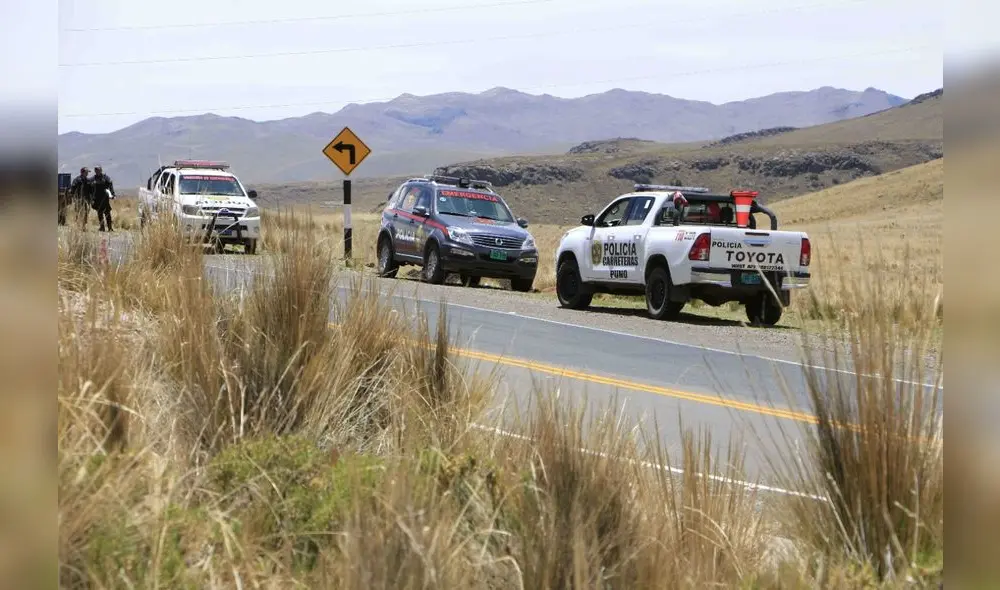 Policía acudió a la zona del incidente. Foto: PNP Policía acudió a la zona del incidente. Foto: PNP