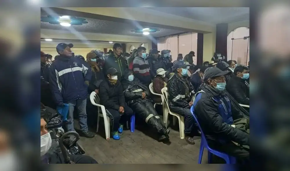 Los huelguistas exigen retiro de minera Argos. Foto: Onda Minera