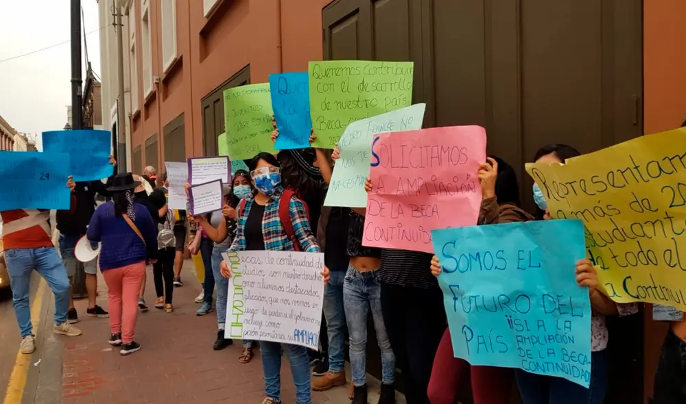La Beca Continuidad fue creada en el contexto de la pandemia en el 2020. Foto y video: Giuliana Castillo / URI-LR