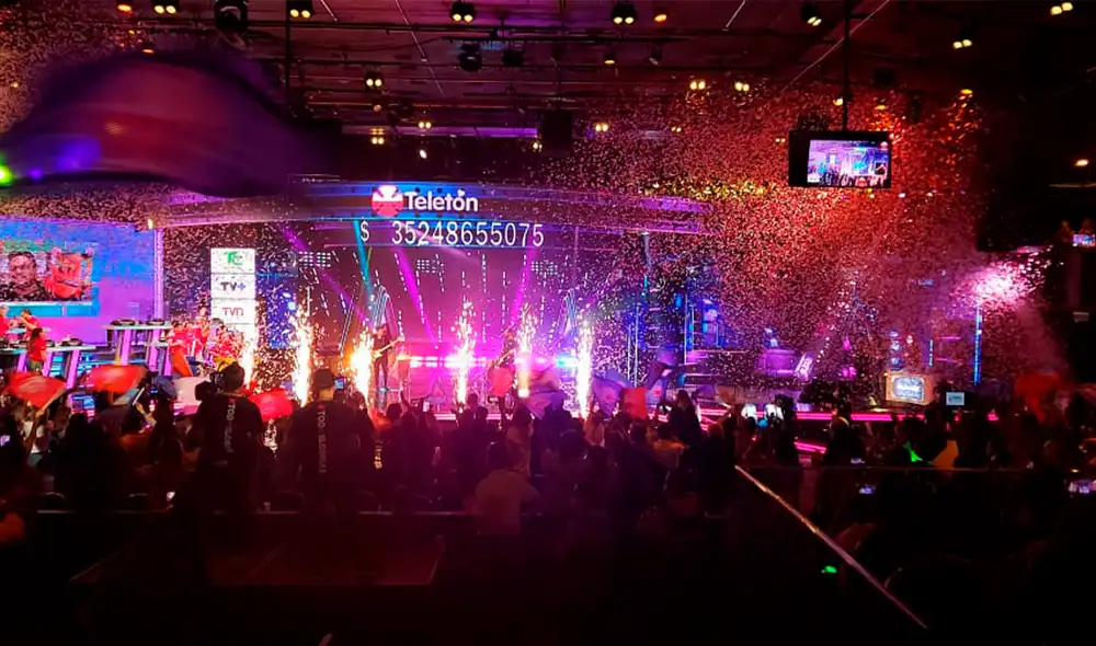 Chilenos lograron superar los más de 34 mil millones de pesos propuestos como meta. Foto: Twitter Teletón Chile