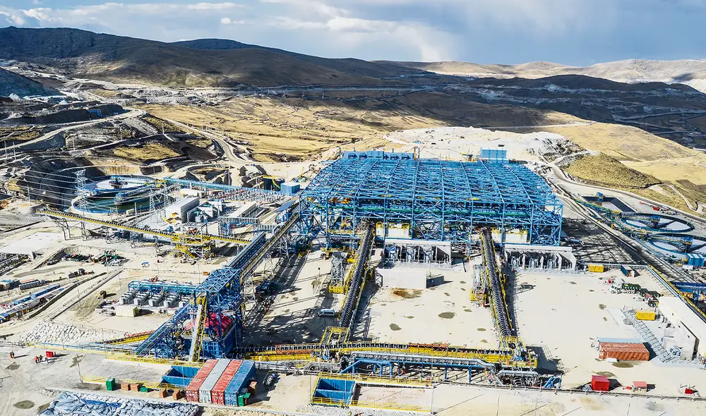 Dilema. Proyecto operador por MMG provee el 13% a la producción total nacional de cobre, metal que hoy se encamina a nuevos precios históricos. Foto: difusión