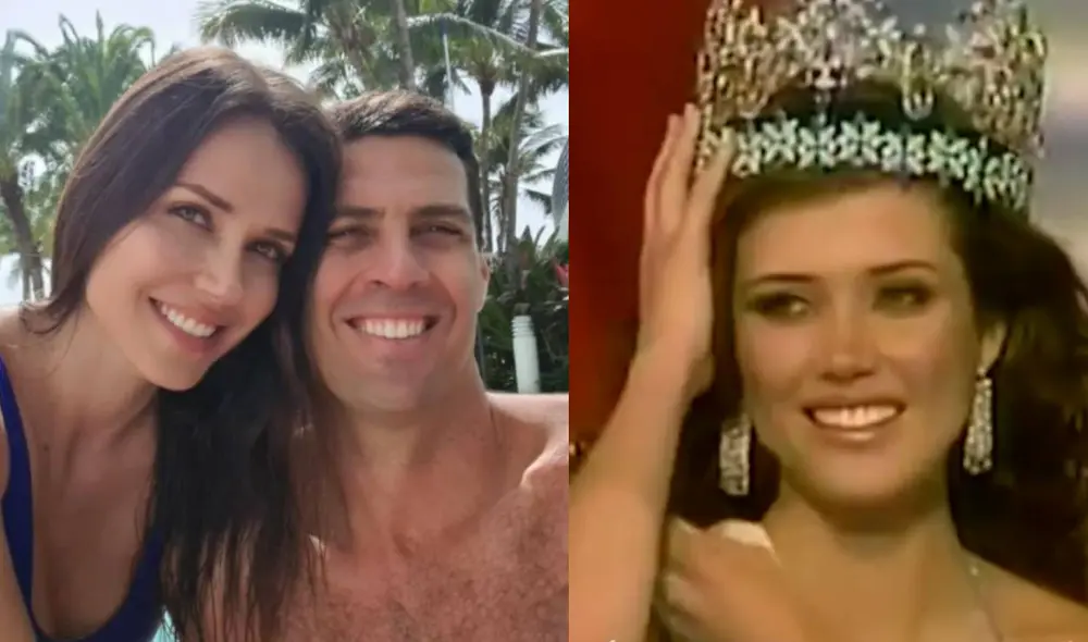 Gustavo Salcedo se muestra orgulloso de Maju Mantilla al recordar su coronación como Miss Mundo. Foto: Maju Mantilla