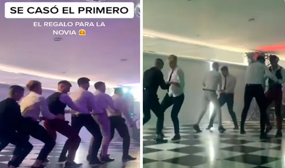 Los jóvenes impresionaron a los invitados con sus pasos de baile al ritmo de cumbia, disco, samba, reggaetón, entre otros. Foto: captura de YouTube