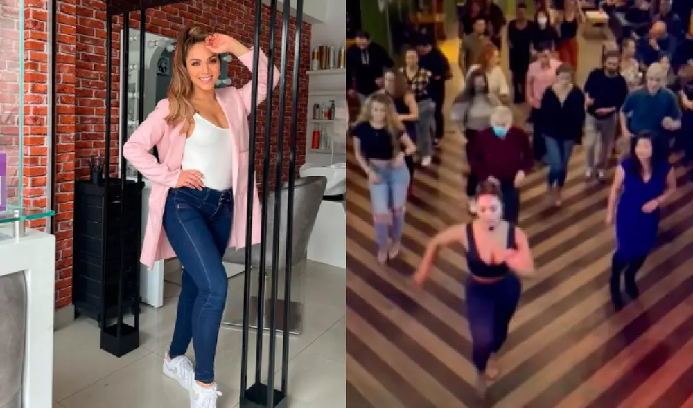 Isabel Acevedo agradecida con los que participaron en su clase de salsa en Estados Unidos. Foto: Isabel Acevedo/Instagram.