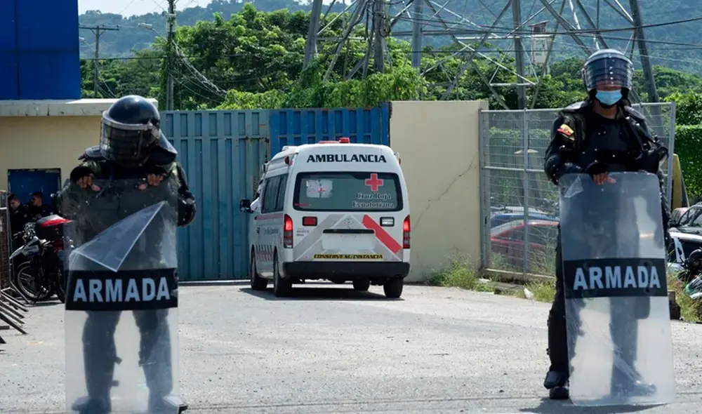 El presidente Guillermo Lasso declaró el 29 de septiembre un estado de excepción por 60 días en todas las cárceles del país. Foto: EFE