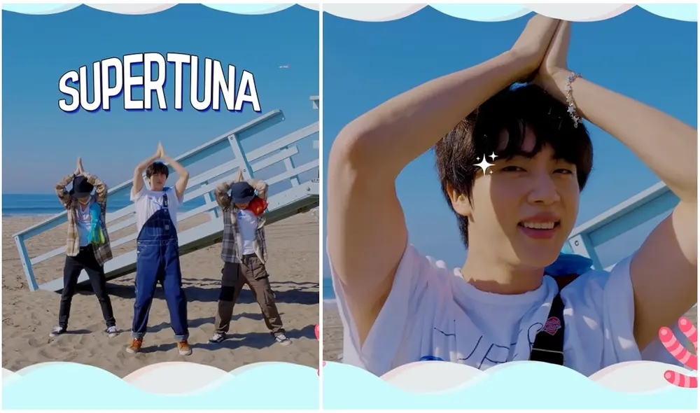 BTS: "Super tuna" de Jin se ha convertido en todo un éxito. Foto: Composición LR / Imágenes: Captura de YouTube