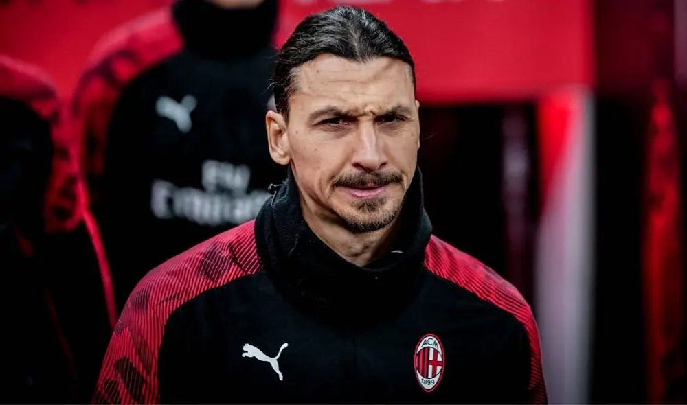Zlatan Ibrahimovic regresó al AC Milan a finales del 2019. Foto: AC Milan.
