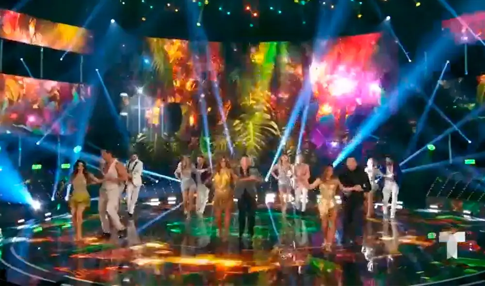 Hoy se vivió la sexta gala de Así se baila tras una semana de incertidumbre por los posibles casos de la COVID-19 en el elenco. Foto: captura de Telemundo Hoy se vivió la sexta gala de Así se baila tras una semana de incertidumbre por los posibles casos de la COVID-19 en el elenco. Foto: captura de Telemundo