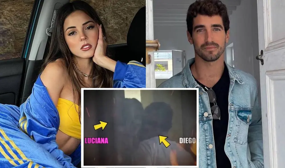 Luciana Fuster y Diego Rodríguez trabajan juntos en Esto es guerra. Foto: composición