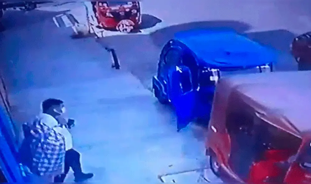 PNP se encuentra realizando las investigaciones del caso. Foto: captura / cámaras de seguridad