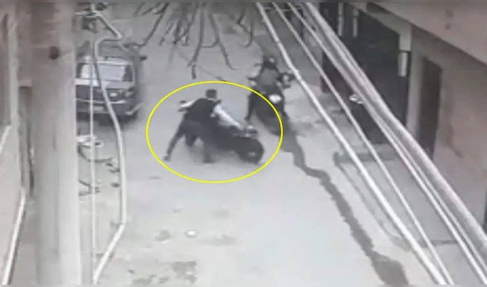 PNP se encuentra realizando las investigaciones del caso. Foto: captura / cámaras de seguridad