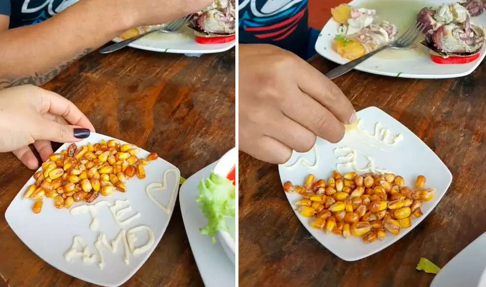 El joven no se percató del detalle de su novia y acabó por arruinar la sorpresa. Foto: captura de TikTok