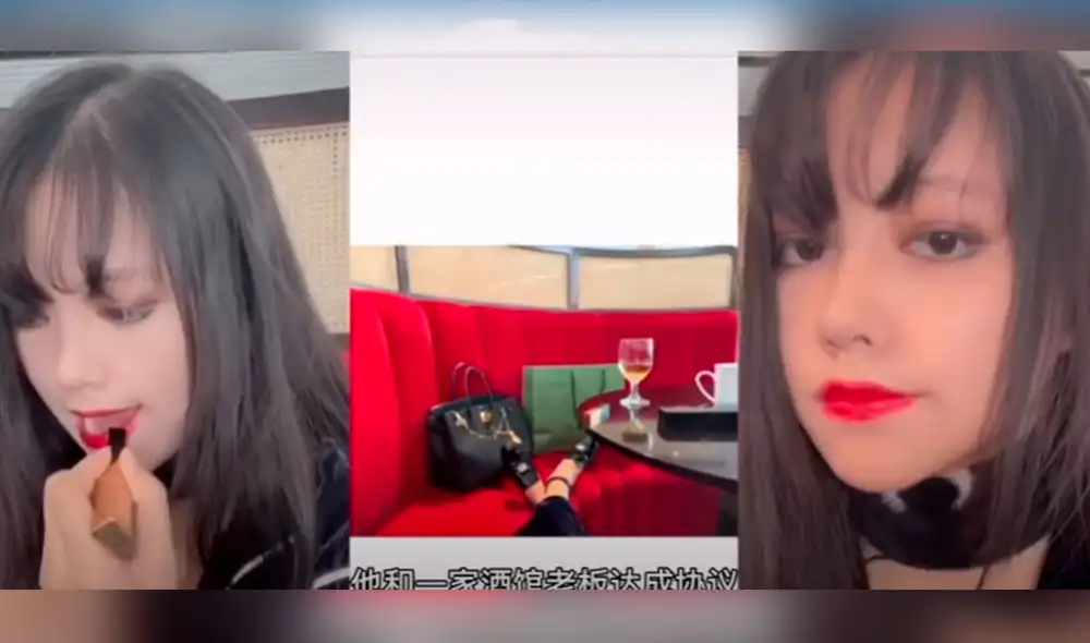 La joven, de 23 años, filmó toda la experiencia y luego mostró un video en la Academia Central de Bellas Artes de Pekín. Foto: captura / YouTube La joven, de 23 años, filmó toda la experiencia y luego mostró un video en la Academia Central de Bellas Artes de Pekín. Foto: captura / YouTube