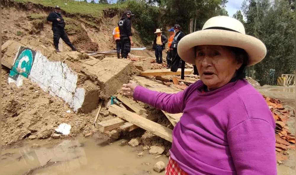 Damnificados piden ayuda para reconstruir sus viviendas. Foto: COER Lambayeque.