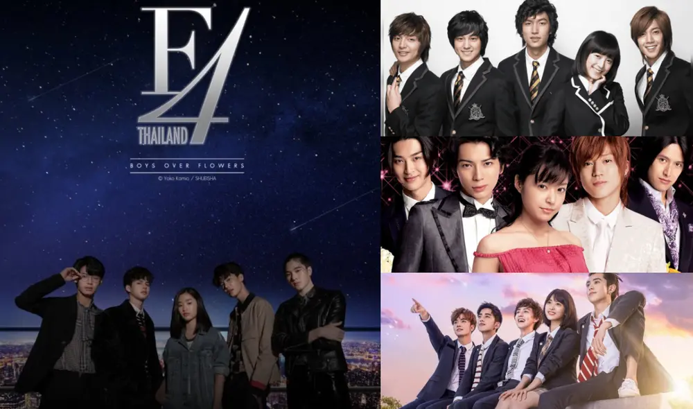 F4 Thailand liberó un extracto del OST "Who am I?" para el remake de Boys over flowers. Foto: composición La República/GMMTV/Pinterest F4 Thailand liberó un extracto del OST "Who am I?" para el remake de Boys over flowers. Foto: composición La República/GMMTV/Pinterest