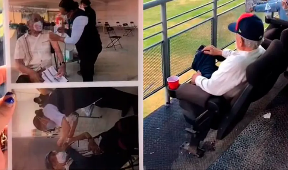 El hombre mostró las fotografías que le tomaron el día que acudió al centro de vacunación. Foto: captura de TikTok El hombre mostró las fotografías que le tomaron el día que acudió al centro de vacunación. Foto: captura de TikTok