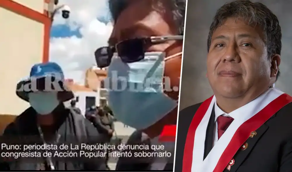 El video en el que Flores pretende corromper al periodista de La República se publicó y difundió. Foto: Liubomir Fernández/Congreso de la República. El video en el que Flores pretende corromper al periodista de La República se publicó y difundió. Foto: Liubomir Fernández/Congreso de la República.