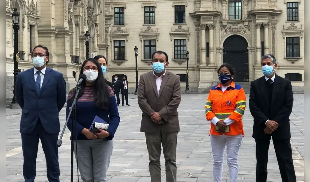 Ruth Luque mencionó que han ratificado su compromiso para promover la estabilidad del país. Foto: Gianella Aguirre/URPI-LR