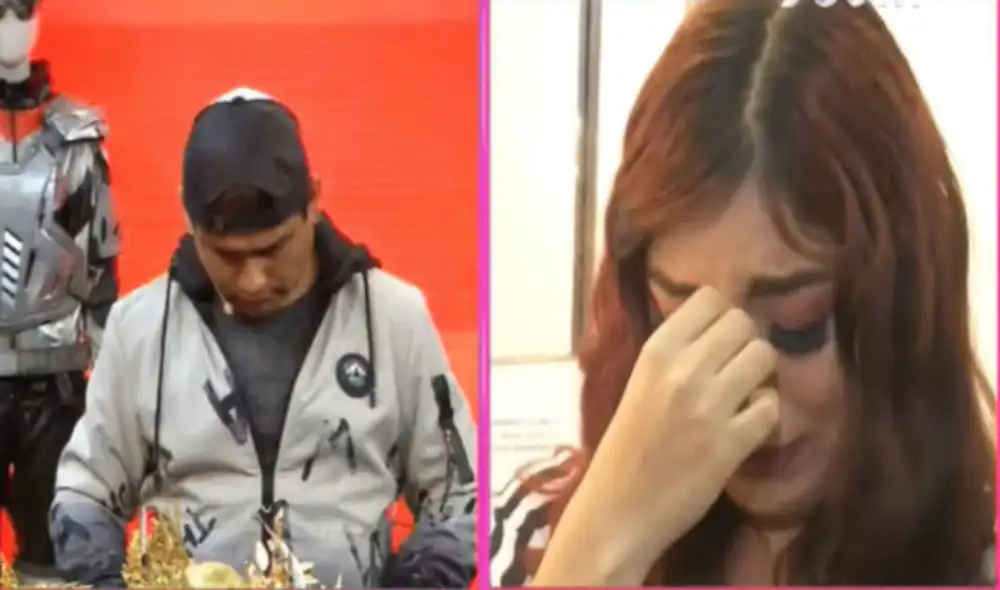 A su paso por el programa de Magaly Medina, 'Robotina' aceptó que revisó el celular de su pareja porque sintió desconfianza. Foto: Captura/ ATV.