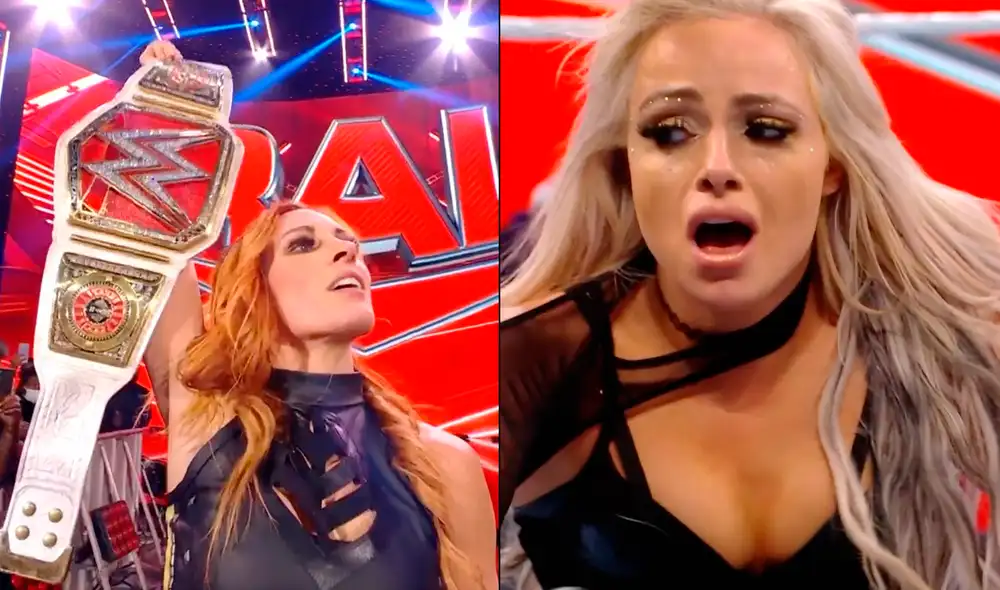 Becky Lynch venció a Liv Morgan y retuvo el campeonato femenino de RAW. Foto: WWE Becky Lynch venció a Liv Morgan y retuvo el campeonato femenino de RAW. Foto: WWE