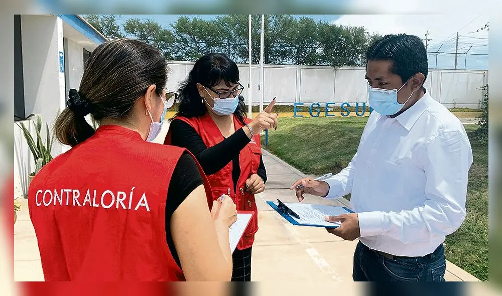 Perjuicio. Contraloría hizo observaciones en Egesur. Foto: Contraloría Perjuicio. Contraloría hizo observaciones en Egesur. Foto: Contraloría